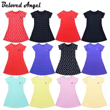 Любимый Ангел, летнее платье для девочек детская одежда праздничная одежда для девочек Одежда для детей 13 стилей, платья принцессы для девочек Лидер продаж От 1 до 13 лет