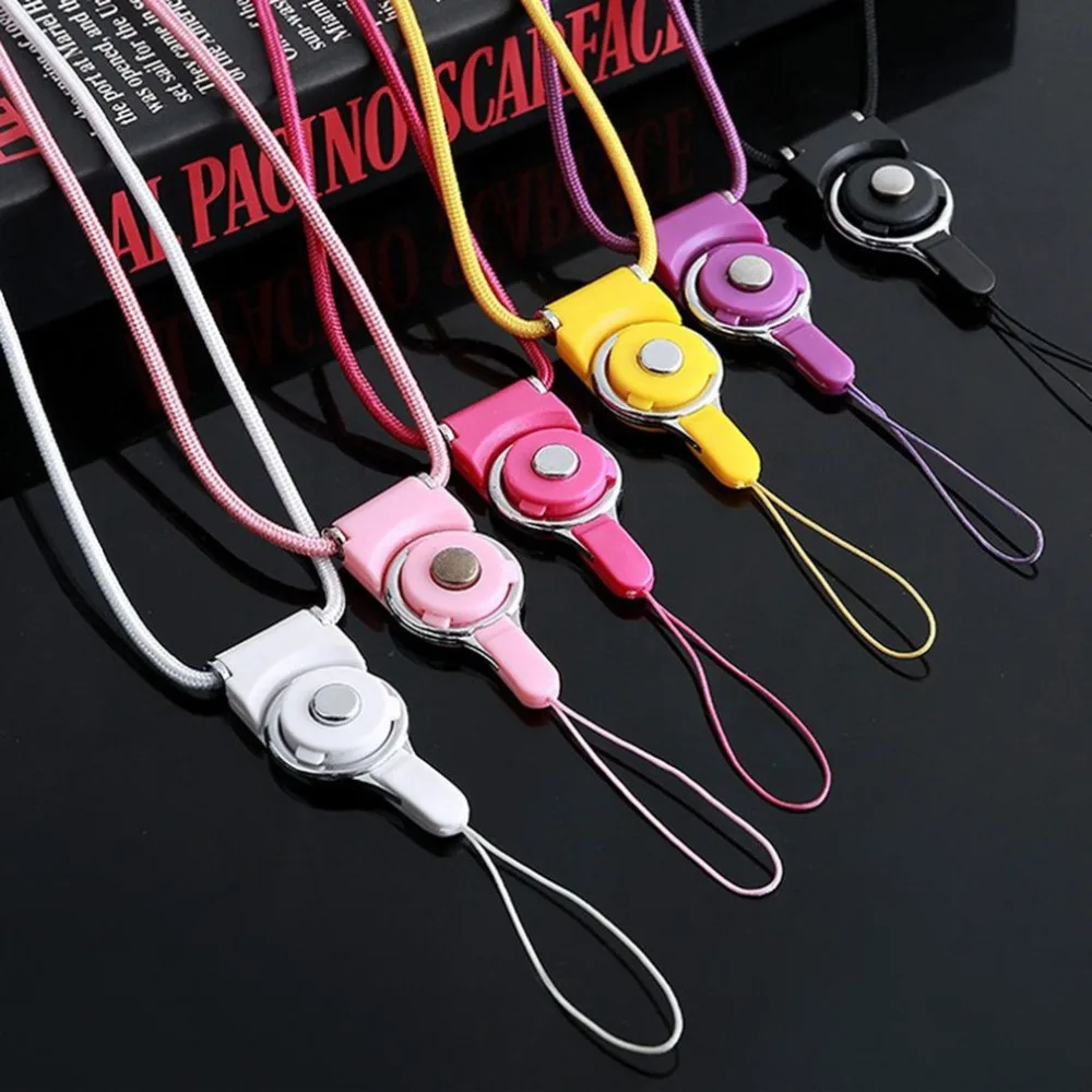 Universal ABS Knitted Mobile Phone Hanging Rope Holder Sling Detachable