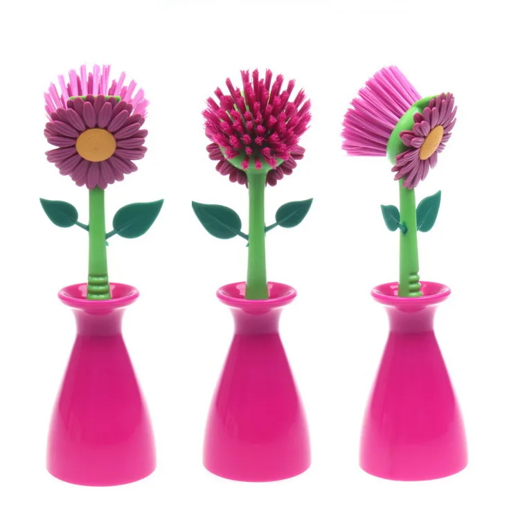 Buy Brand New Korea Flower Multi function Dish Brush