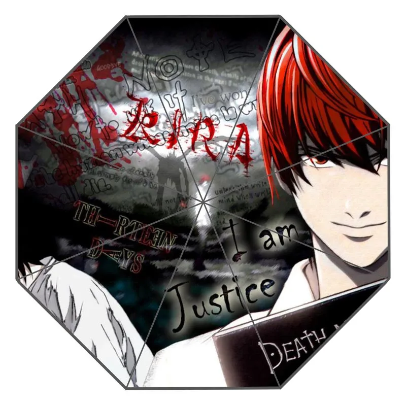 

Nice Death Note Custom Sunny and Rainy Umbrella Design Portable Fashion Stylish Useful Umbrella gift for you