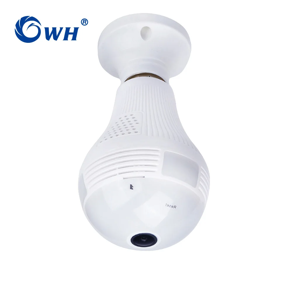 

CWH WX6C 960P Wireless WiFi CCTV Camera Bulb 360 Security Surveillance Camera White Light Lamp Cam Fisheye Panoroma IP Camera