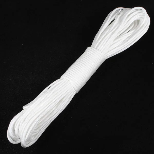 100ft 7 Strand 550 парашютный шнур Тип III-белый