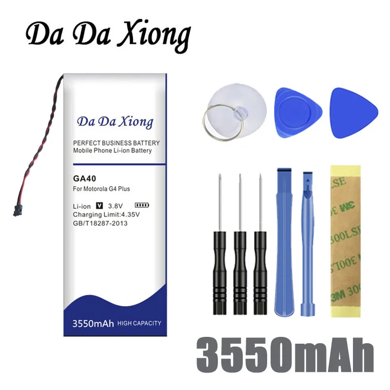 

Da Da Xiong 3550mAh GA40 SNN5970A Battery for Motorola Moto G4 Plus GA40 phone battery