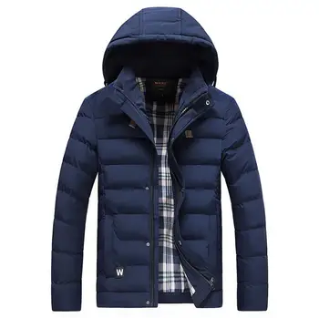 

2019 New Winter Thick Snow Waterproof Parkas Men's Fashion Casual Down Jacket Coat 0607-005