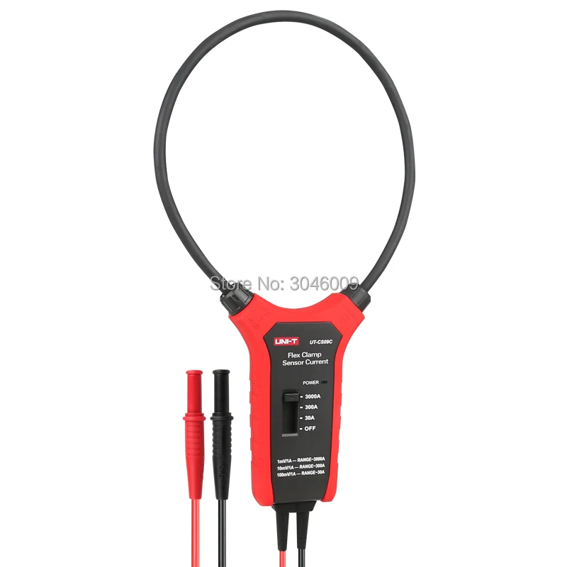 UNI T гибкий зажим датчик 3000A AC Clamp Meter осциллограф/мультиметр