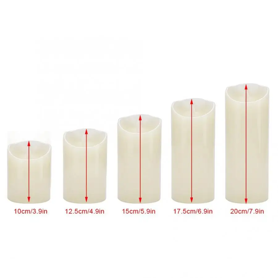 

Mini LED Fake Candle Lamp Flameless Battery Operated Tea Lights Night Lighting