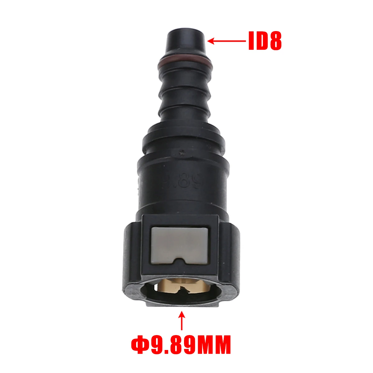 Treyues 1pc 8mm 9.89 Auto Car Fuel Line Hose Coupler Quick Release Connect Connector Accessories Parts Tools