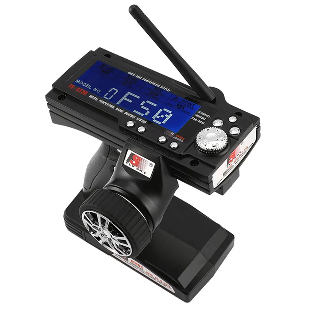 Flysky FS GT3B передатчик со светодиодным экраном 2 4G 3CH Gun радиоуправляемая система с