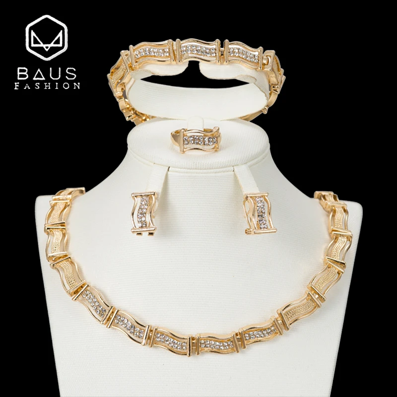 BAUS 2018 Модные женские комплекты ювелирных изделий для вечеринки Имитация