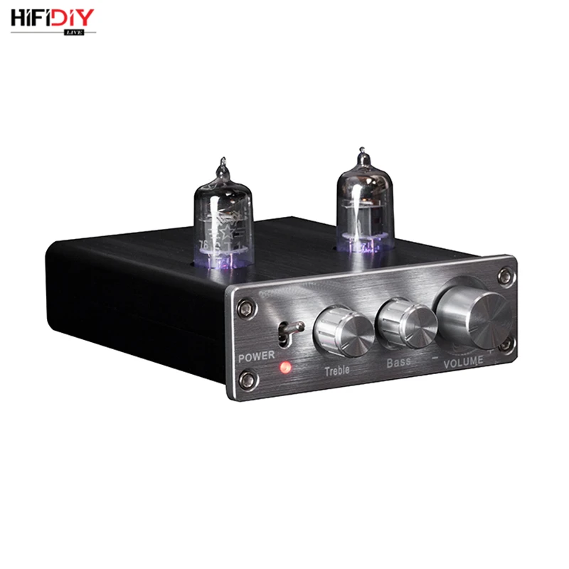 Высокошаговая температура HiFi tube 6J1 настольный компьютер tone front M2|Усилители