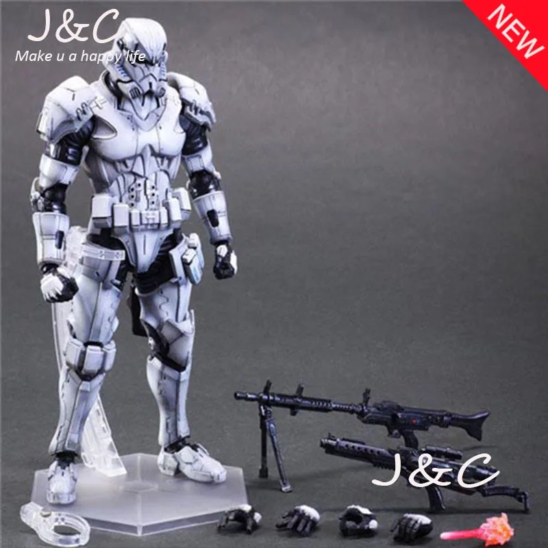 

New SQUARE ENIX PA Play arts change Star Wars storm white soldiers 27cm PVC Action Figure Model Toys Gifts Collection