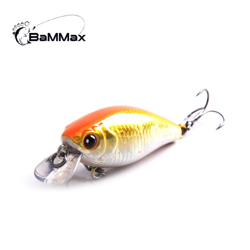

Bammax 3.6g 4.7cm Fishing Lure Minnow Hard Bait with Fishing Hooks Lifelike Swimbait Wobblers Crankbait fly fishing tackle Pesca