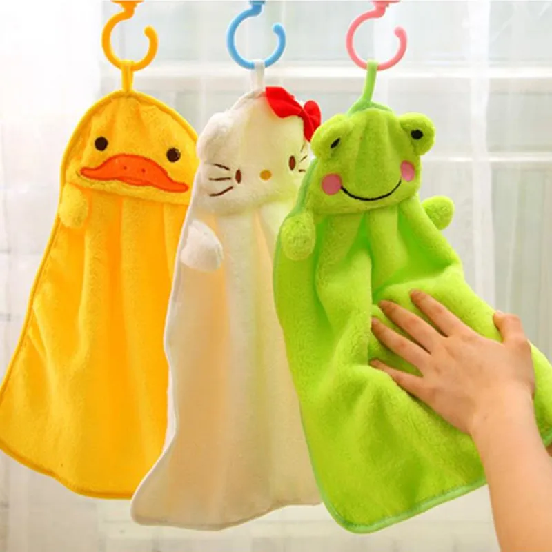 6 Colors Colorful Candy Hooded Bath Towel Baby Towel Animal Soft Coral Fleece Kids Children Wipe