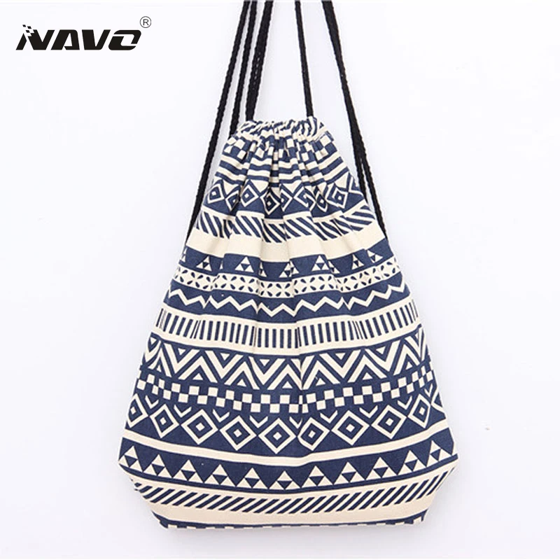 Kanvas Ransel Serut Kain Katun Wanita String Tas Perjalanan Softback Wanita Mochila Tas Serut Pria Ransel Mochila Feminina Canvas Drawstring Backpackbag Mochila Aliexpress