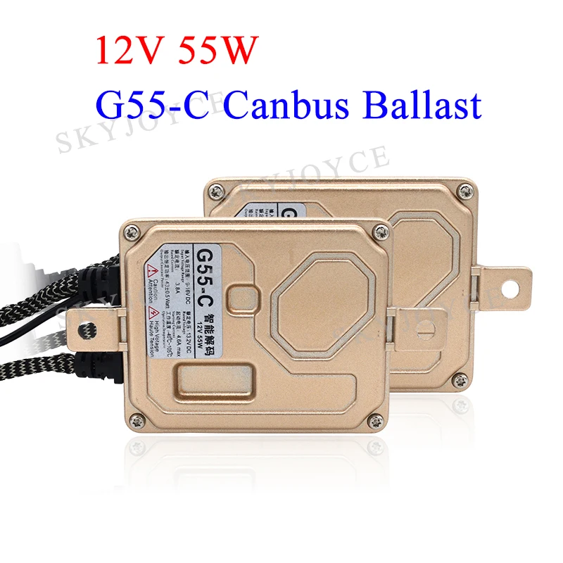SKYJOYCE 55 Вт Xenon D2H 9012 Canbus HID комплект AC 12V G55 C 55W балласт 5500K H1 H11 9005 9006 H7 лампа