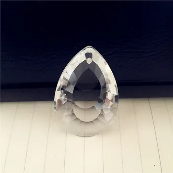 

Crystal AAA 20pcs/lot Transparent 38mm Glass Chandelier Pendants Crystal Chandelier Prism Parts Pendant For Strand Garlands