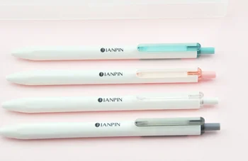 

4Pcs Fresh 0.5mm press Gel ink Pen stationery Caneta for kids writing gift School Office Supply Escolar Papelaria