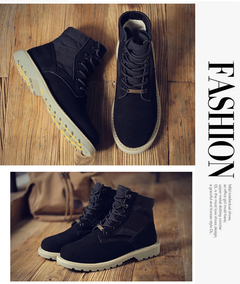 Women's Boots' Lace-Up Desert Boot Leather Winter Snow Boots Women Genuine Leather Ankle Boots For Women Flats Plus Size 10 11 9 (8)
