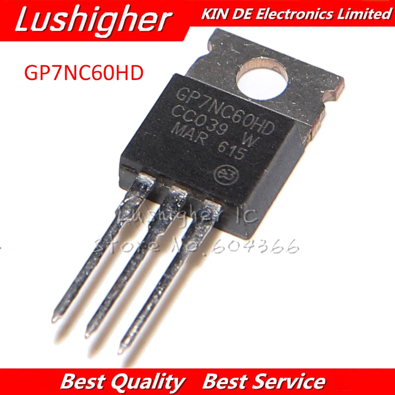 

5PCS GP7NC60HD TO-220 STGP7NC60HD TO220 STGP7NC60 Transistor Original
