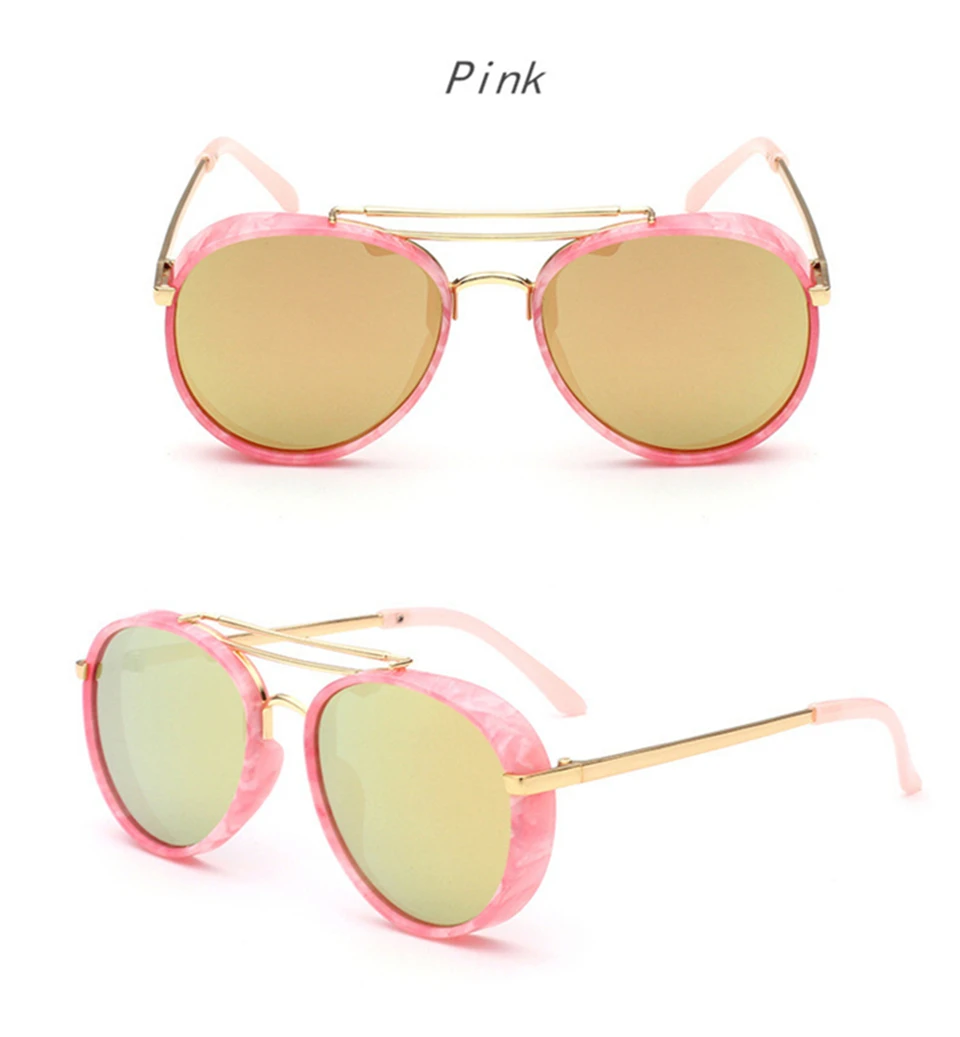 RHAMAI Kids Sunglasses for Boys Girls Children Glasses Classic Fashion alloy Baby Eyewear Beach Outdoor Sport Goggle Oculos (9)