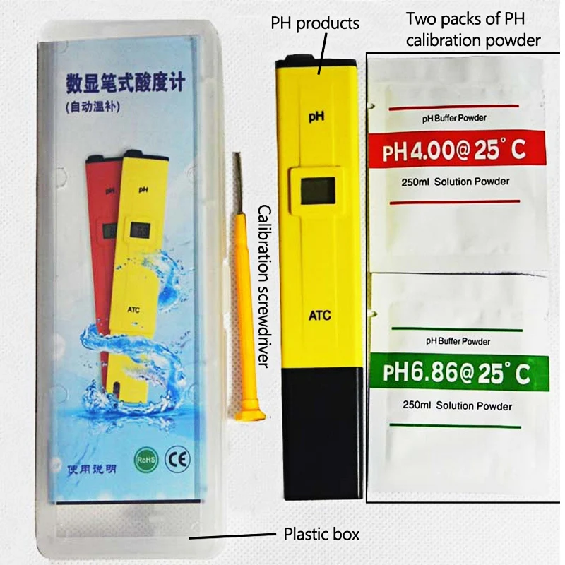 

Digital PH Meter Water Quality Tester Pen Portable Automatic Calibration Accuracy TDS Monitor PH Value Acidometer Indicator