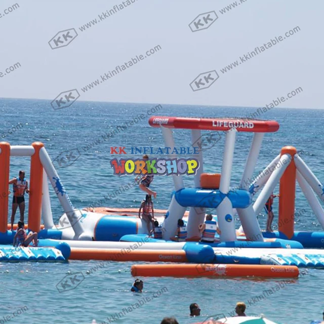 Inflatable amusement Water Park,Beach Island Inflatable Water Park 5