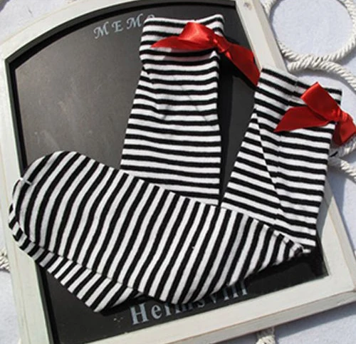 

1-6 Years Kids Girls Princess Knee High Socks w/ Bowknot