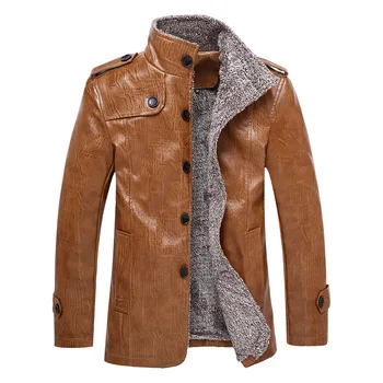 

Winter Jacket Men 2020 Fashion Stand Collar Male Motorcycle Jacket Mens Solid Thick Jackets and Coats Man Winter Parkas 5XL 8XL