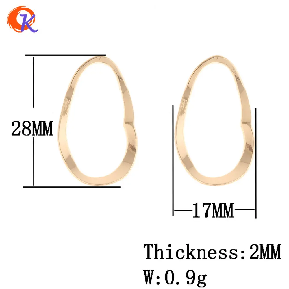 Cordial дизайн 100 шт. 33 * мм 36 мм ювелирные аксессуары/серьги Разъемы/неправильной формы/DIY аксессуары/ручной работы/серьги выводы