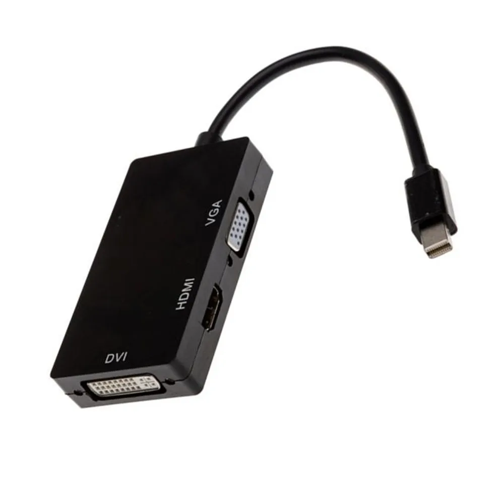 

Reliable Dropshipping 3 In 1 Mini Display Port DP To HDMI VGA DVI Adapter Cable