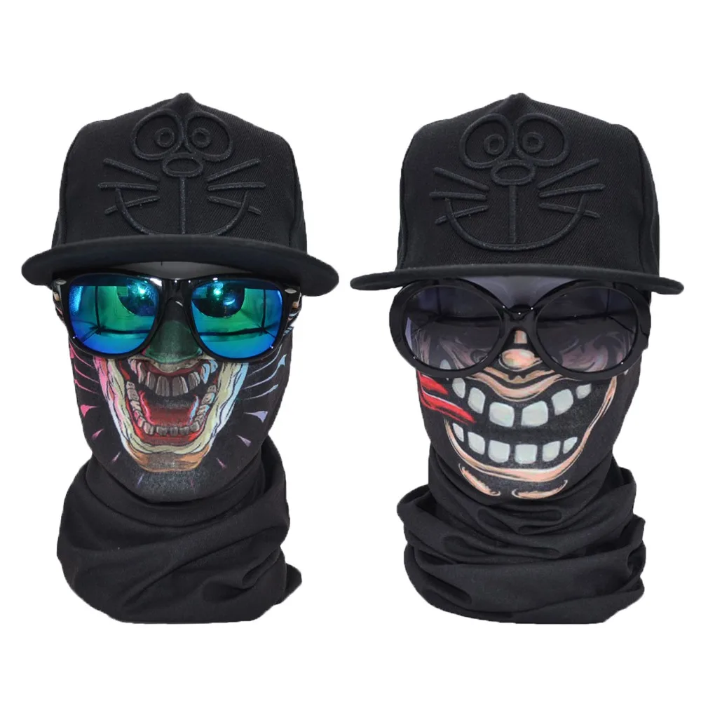 Buy Promotional 2 pcs joker face shield mask