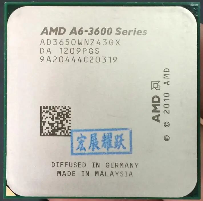 Пк AMD A4-Series A6-3650 A6 3650 четырехъядерный процессор исправно работающий настольный процессор исправно работающий настольный процессор