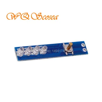

WQScosea Q8S-323 Single Lithium Battery Capacity Indicator LED Display Board Power Level Tester Meter For 1pcs 18650 Lithium