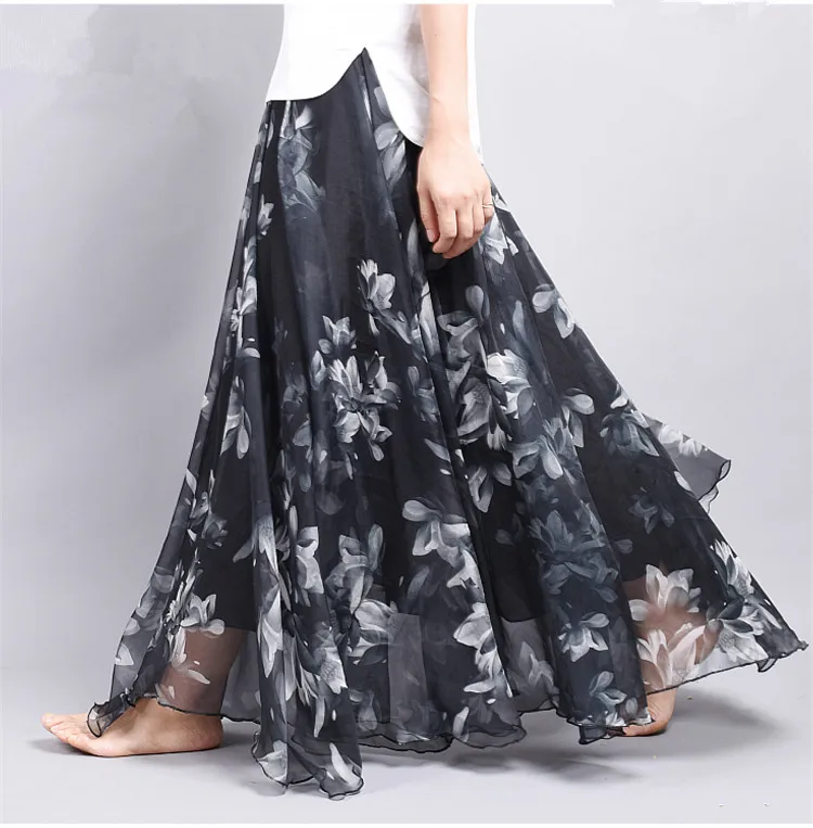 HELP & CONTACT Discover maxi skirts with ASOS. Our long skirts are voluminous, with wafting chiffon pleats and in bold colours for casual day wear or for a stylish evening out.
