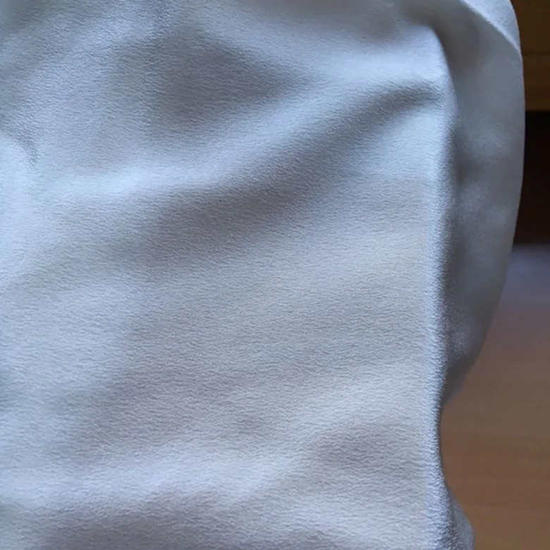 12 мм крепдешин шелк ткань чистый шелк тутового шелкопряда белый цвет 110 см 140 см ширина 60 gsm 50 метров мелкая