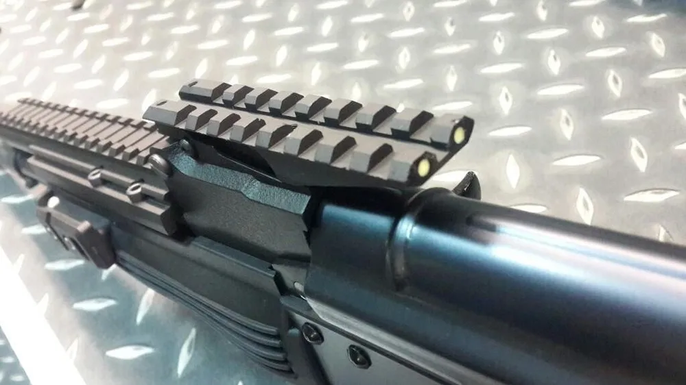 Рельс заднего вида ACI AK для низкопрофильной оптики в красный горошек|rail ris|sight