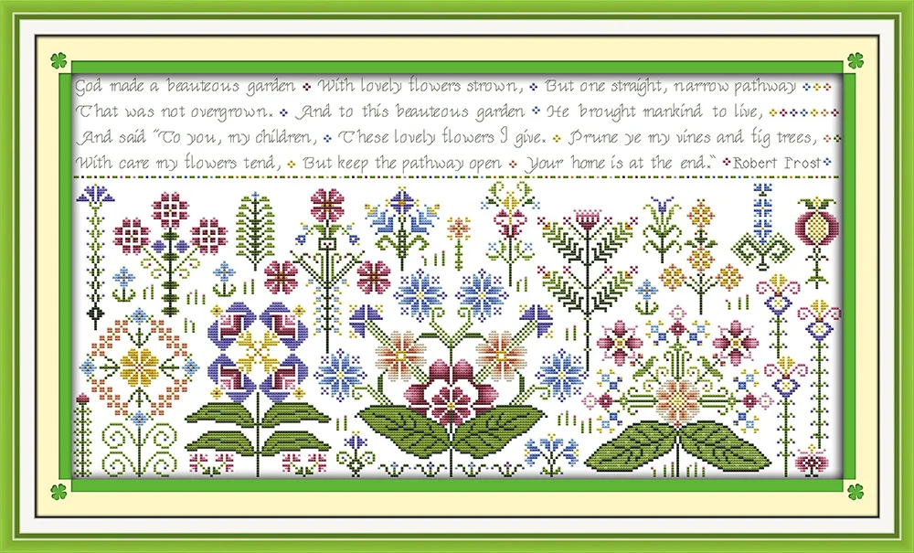 Tapestry (2) cross stitch kit 18ct 14ct 11ct count printed canvas