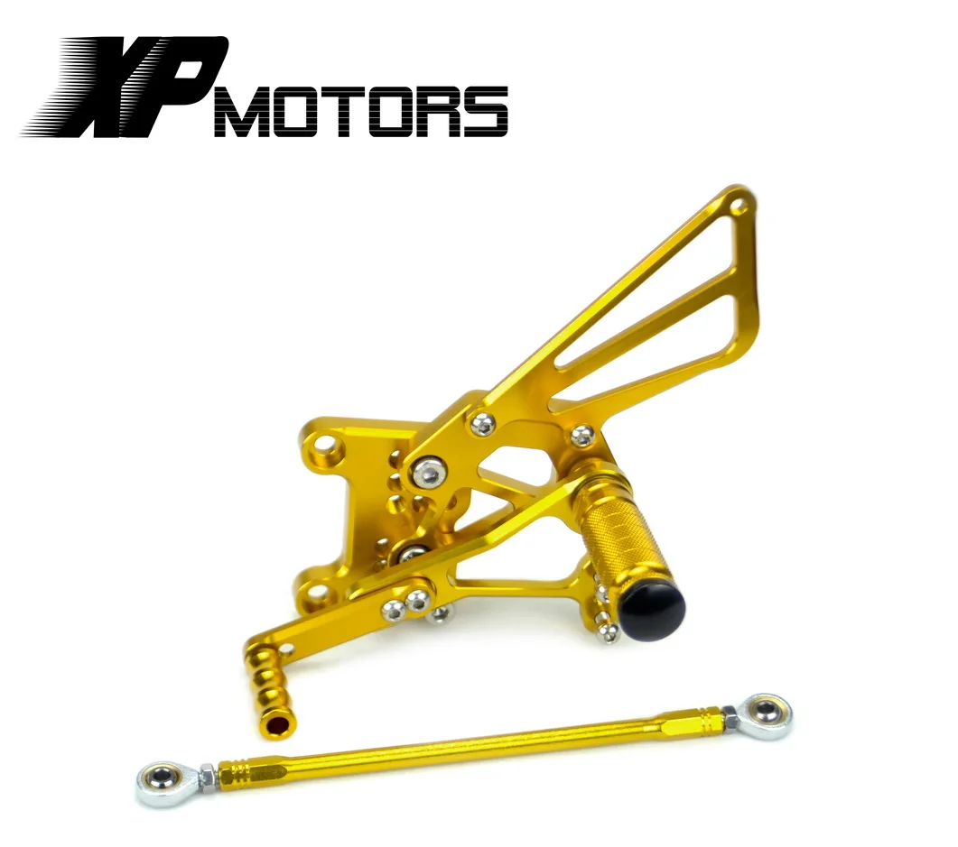 NICECNC гоночный мотоцикл Регулируемый Rearset Footpeg задние наборы комплект подножки для Triumph T595 Daytona T595 1997 1998