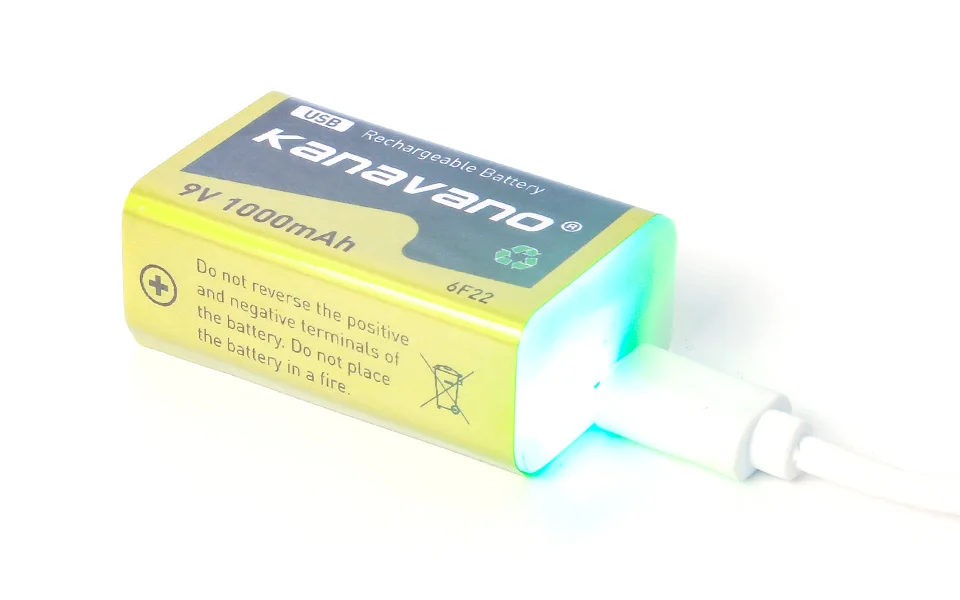 Kanavano 9 в 1000 мАч USB перезаряжаемый литий-ионный аккумулятор 6F22 литий-ионный аккумулятор для беспроводного микрофона гитары эквалайзер дымовая сигнализация multimet