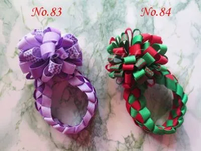 12 шт. кос Loopy клубы ленты 2," волос повязка