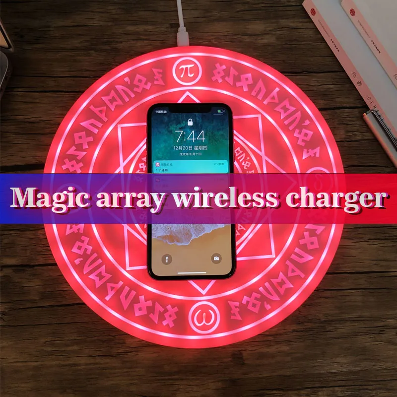 

Magic Array 5W 10W QI Wireless Charger for Samsung S8 S9 Fast Ultra Slim music Charging Pad for iPhone X XS MAX XR Phone Charger