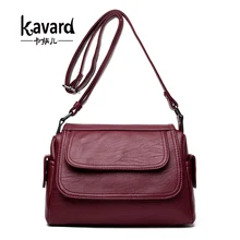 Kavard Frauen Messenger Taschen Hochwertigem Leder Handtaschen Kleine Sattel Geldbörsen Taschen Handtaschen Frauen Berühmte Marken Sommer Handtasche