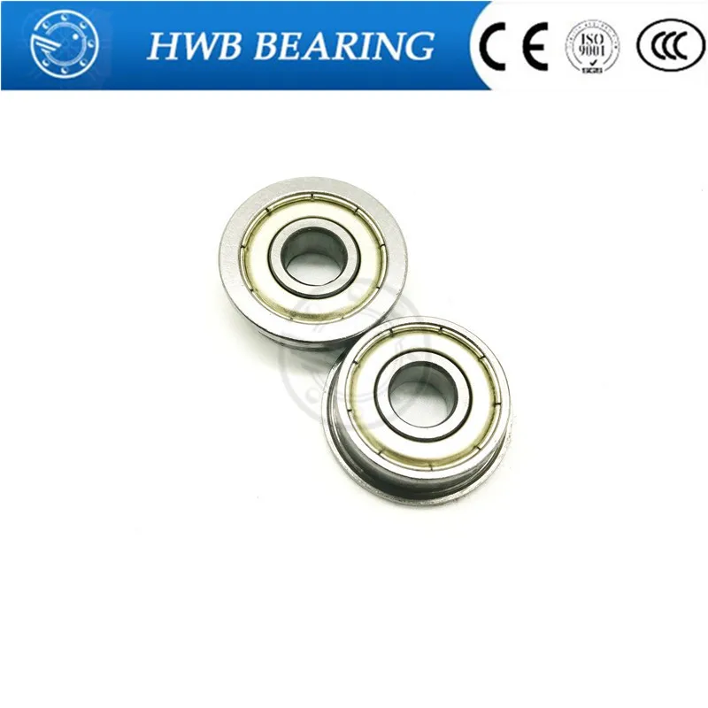F697ZZ abec-1 (10 шт.) 7x17x5 мм фланцевый шаровой Подшипники f619/7zz