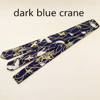dark blue crane Модные Винтажные напечатанные повязки для волос, традиционная китайская одежда, украшение для волос из хлопка и льна, аксессуары для волос, веревка - Цвет: dark blue crane