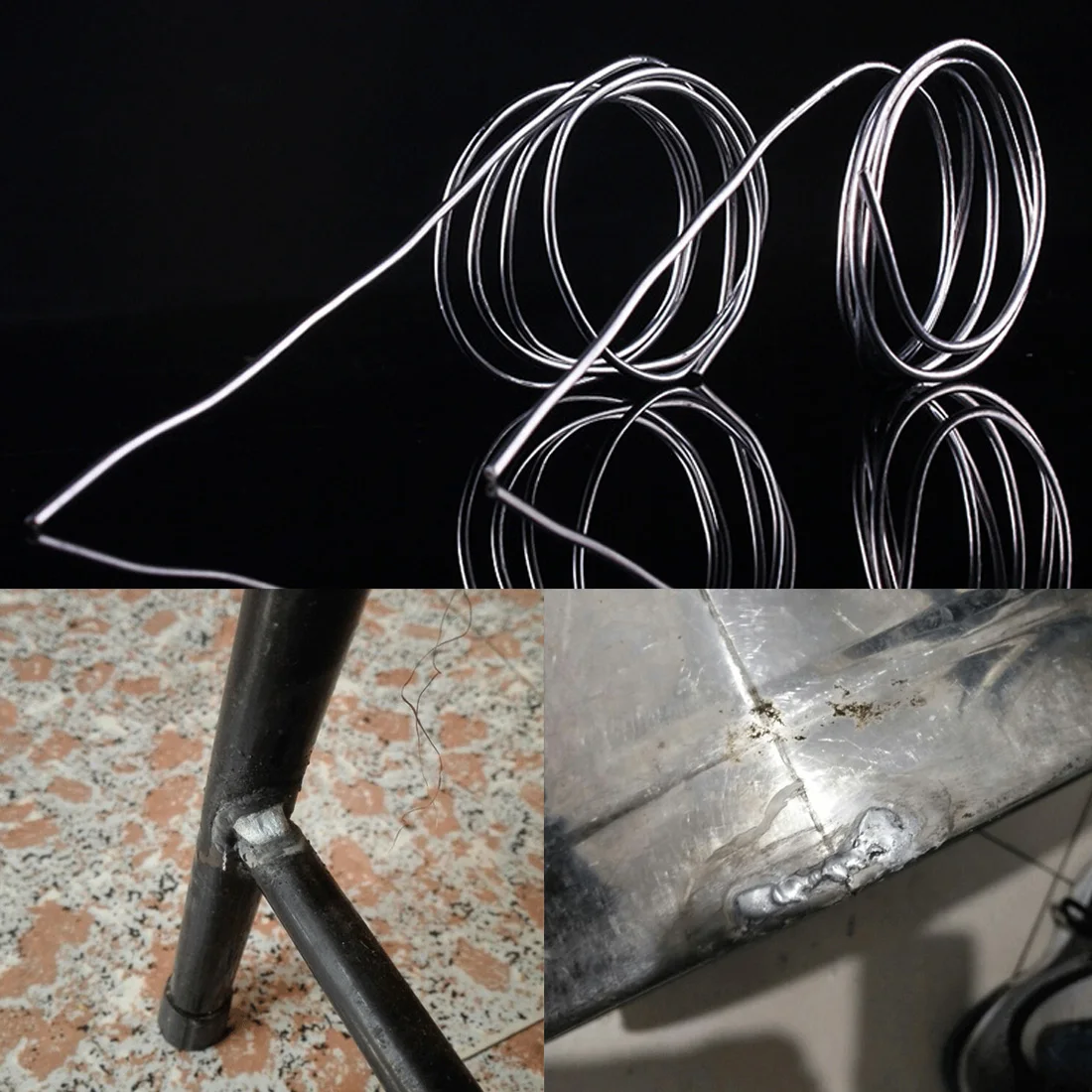 

Copper aluminum flux cored wire copper weld wire low temperature copper-aluminum welding rods 1.5mmx65cm/80cm