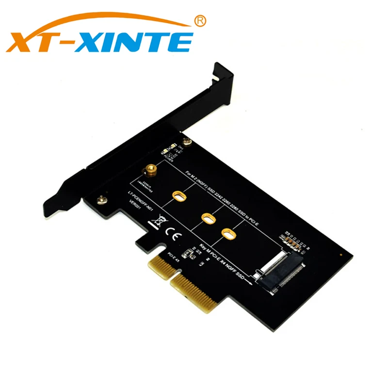 XT-XINTE M.2 для NVMe SSD NGFF PCIE X4 адаптер M ключ интерфейс переходная карта поддержка PCI Express