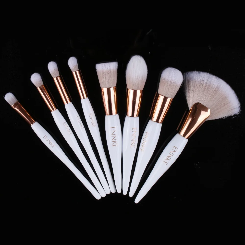 

ENNKE 8Pcs Makeup Brush Make-up Brush Cosmetic Women Foundation Lip Eyeshadow Blush Make Up Pincel Maquiagem Eye Brush Tools Set