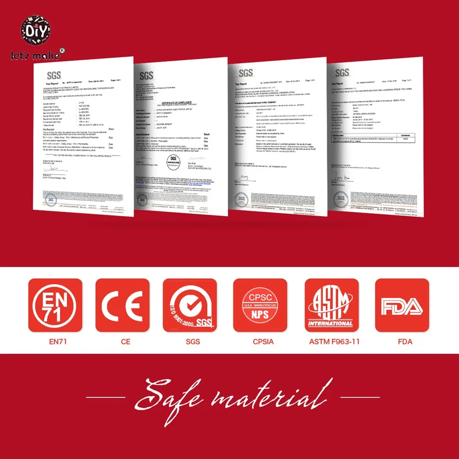 Let's Make 12mm 10pcs Letters Baby Teether Silicone Beads Food Grade Silicone Teething Toys And DIY Crafts Baby Nursing Products