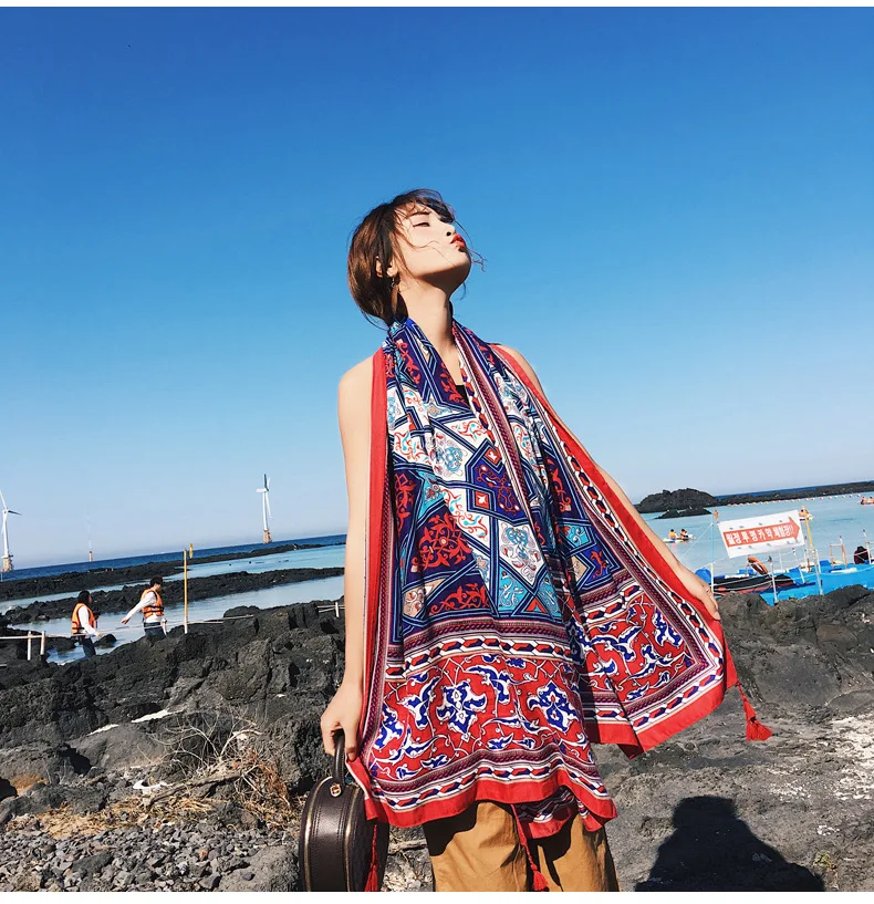 Богемный этнический женский туристический фотографировал пляжное полотенце различные надувные женский шаль лечение Cover Up Купание