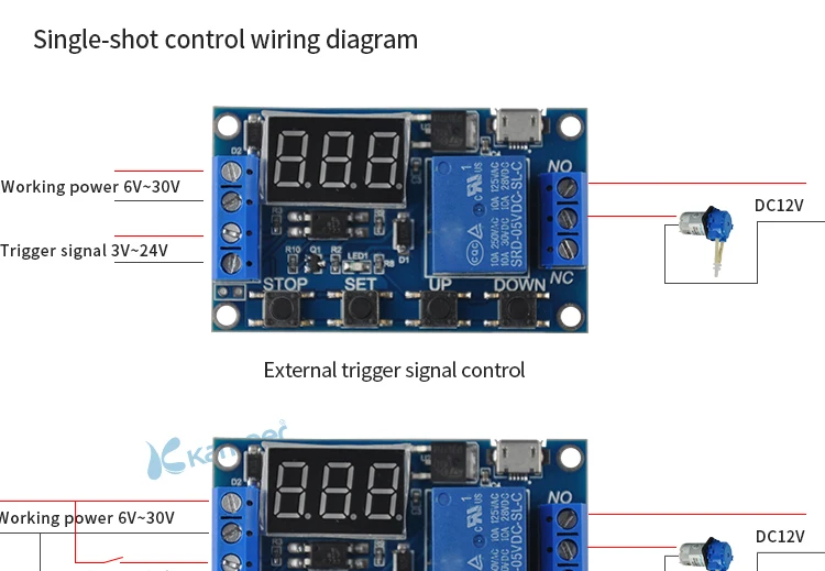 Kamoer CT001 микронасос таймер модуль управления для двухпроводных микронасосов(жидкий перистальтический насос, мембранный насос